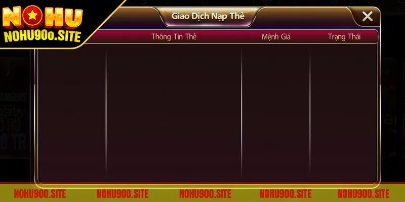 Toàn bộ thao tác nạp tiền của anh em đều được bảo mật